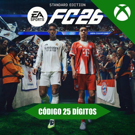 EA Sports FC 26 Standard Edition Xbox – Código 25 Dígitos