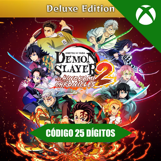 Demon Slayer -Kimetsu no Yaiba- The Hinokami Chronicles 2 DELUXE Xbox - Código 25 Dígitos