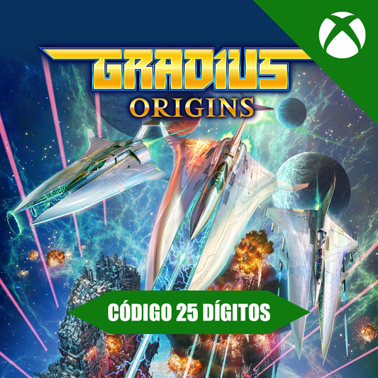 GRADIUS ORIGINS Xbox - Código 25 Dígitos