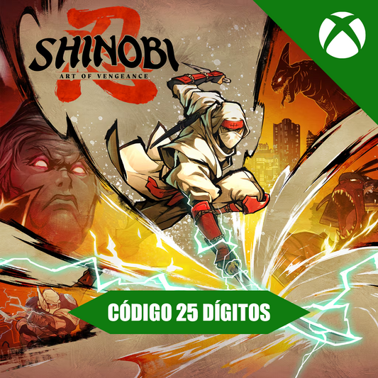 SHINOBI: Art of Vengeance Xbox - Código 25 Dígitos