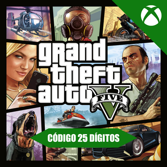 Grand Theft Auto V Xbox - Código 25 Dígitos