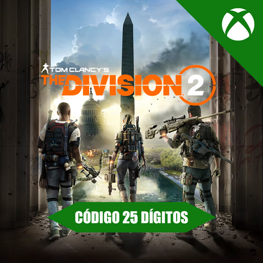 Tom Clancy's The Division 2 Xbox REGIÃO - Código 25 Dígitos