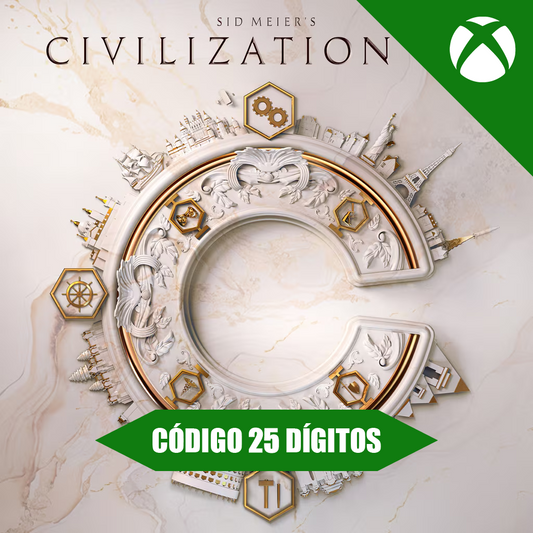 Sid Meier's Civilization VII Xbox - Código 25 Dígitos