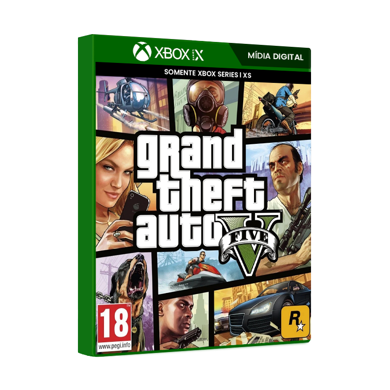 Gta 5 Xbox Series Mídia Digital