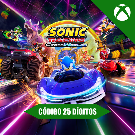 Sonic Racing: CrossWorlds Xbox - Código 25 Dígitos
