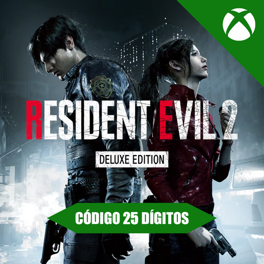 Resident Evil 2 Deluxe Edition Xbox REGIÃO - Código 25 Dígitos