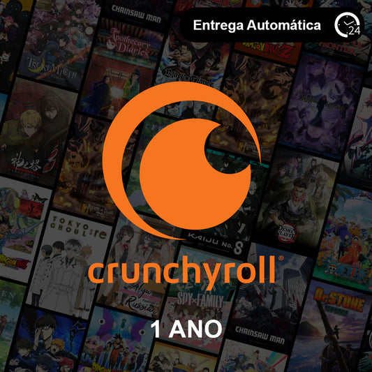 Assinatura Crunchyroll 12 meses - Conta