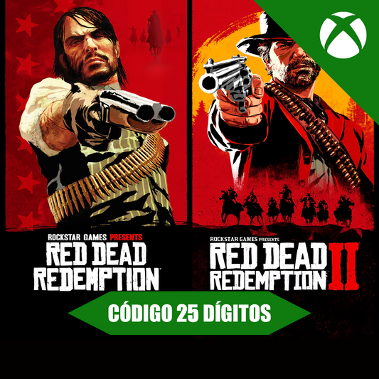 Red Dead Redemption E Red Dead Redemption 2 Bundle Xbox REGIÃO - Código 25 Dígitos