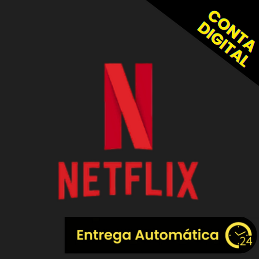 Netflix - 1 mês - 1 Tela - 4K Sem Propagandas