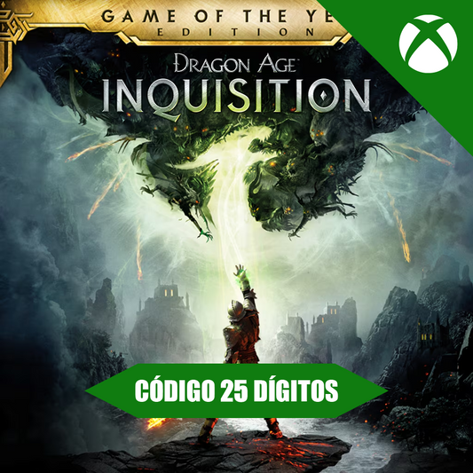 Dragon Age Inquisition Goty Xbox REGIÃO - Código 25 Dígitos