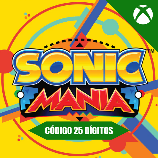Sonic Mania Xbox REGIÃO - Código 25 Dígitos