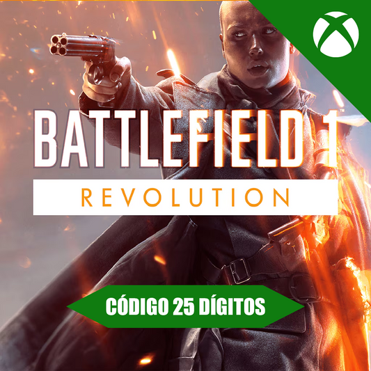 Battlefield 1 Revolution Xbox REGIÃO - Código 25 Dígitos