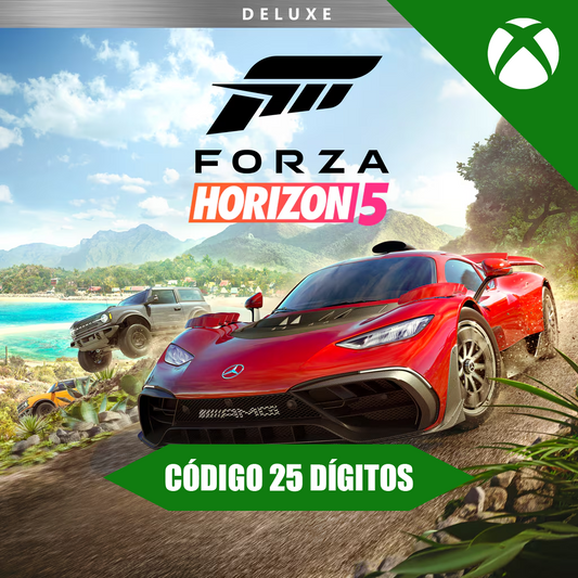Forza Horizon 5 Deluxe Xbox REGIÃO - Código 25 Dígitos
