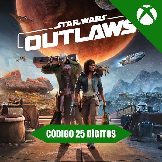 Star Wars Outlaws Xbox REGIÃO - Código 25 Dígitos