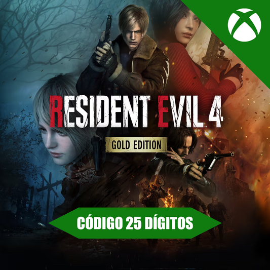 Resident Evil 4 Gold Edition Xbox REGIÃO - Código 25 Dígitos