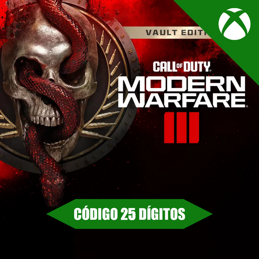 Cod: MW III Vault Edition Xbox REGIÃO - Código 25 Dígitos
