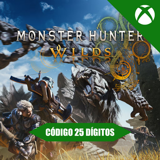 Monster Hunter Wilds Xbox - Código 25 Dígitos