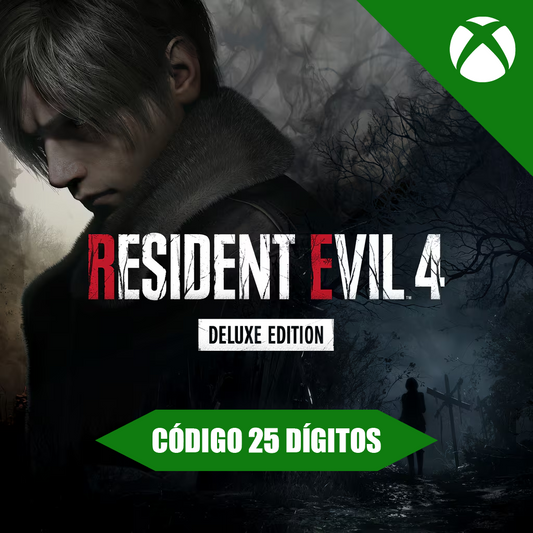 Resident Evil 4 Deluxe Edition Xbox Series X|S REGIÃO - Código 25 Dígitos