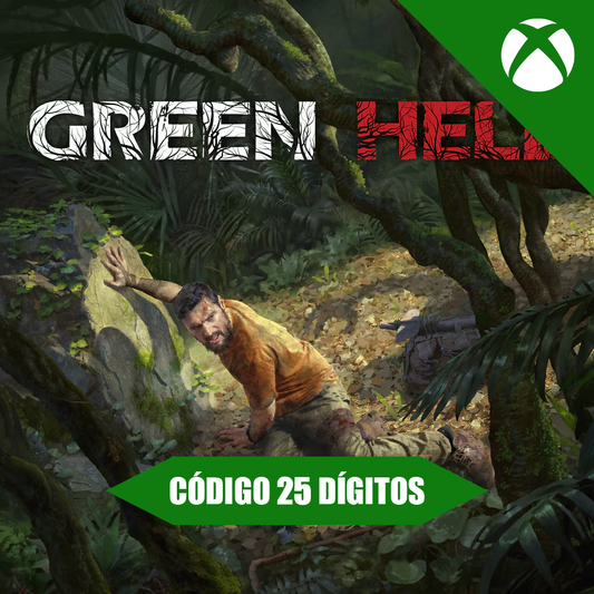 Green Hell Xbox REGIÃO - Código 25 Dígitos