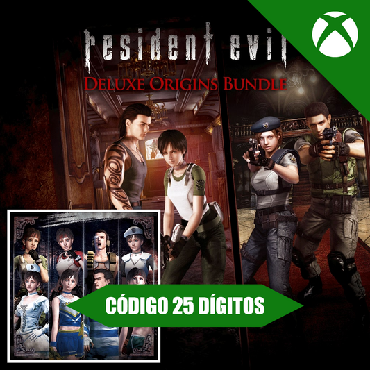 Resident Evil: Deluxe Origins Bundle Xbox REGIÃO - Código 25 Dígitos