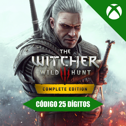 The Witcher 3: Wild Hunt Complete Edition Xbox REGIÃO - Código 25 Dígitos