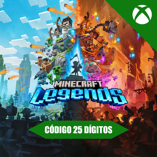 Minecraft Legends Xbox - Código 25 Dígitos