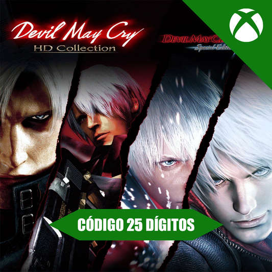 Devil May Cry Hd Collection & 4se Bundle Xbox REGIÃO - Código 25 Dígitos