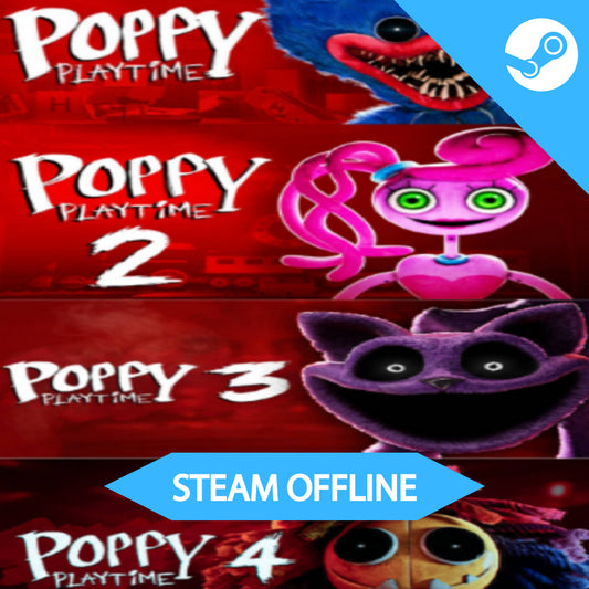 Poppy Playtime Chapter 1 + 2 + 3 + 4 - Steam Offline