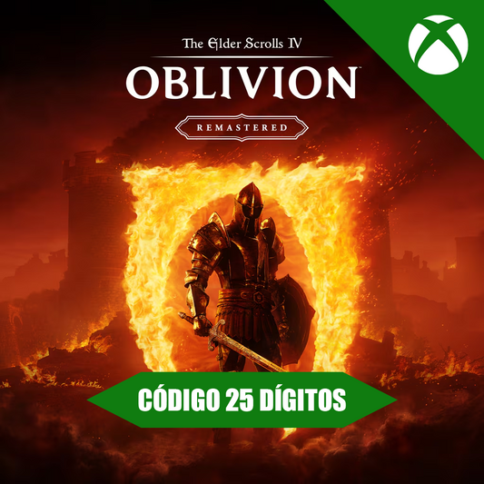 The Elder Scrolls IV: Oblivion Remastered Xbox - Código 25 Dígitos