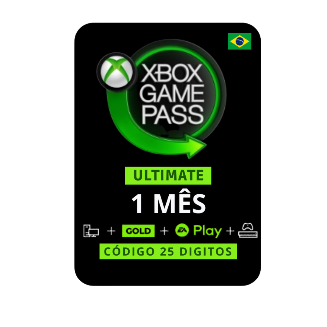 Assinatura Game Pass Ultimate - 1 Mes - Código 25 Dígitos - Brasil