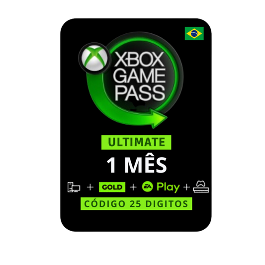 Assinatura Game Pass Ultimate - 1 Mes - Código 25 Dígitos - Brasil