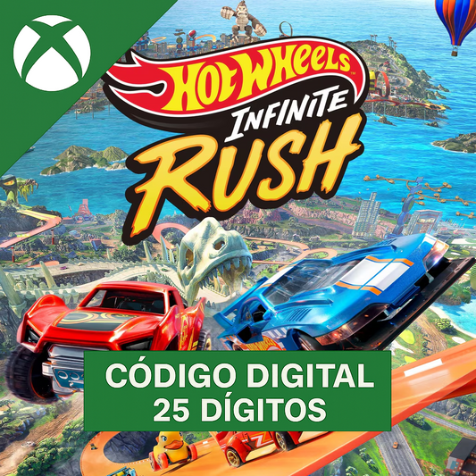 HOT WHEELS Infinite Rush Xbox - Código 25 Dígitos