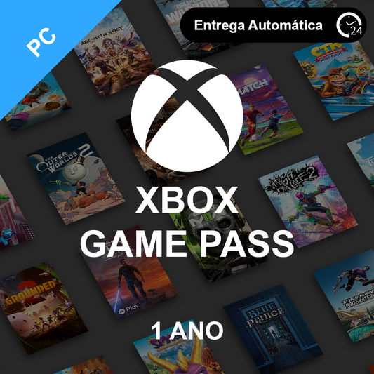 Assinatura Game Pass PC Anual - Compartilhado